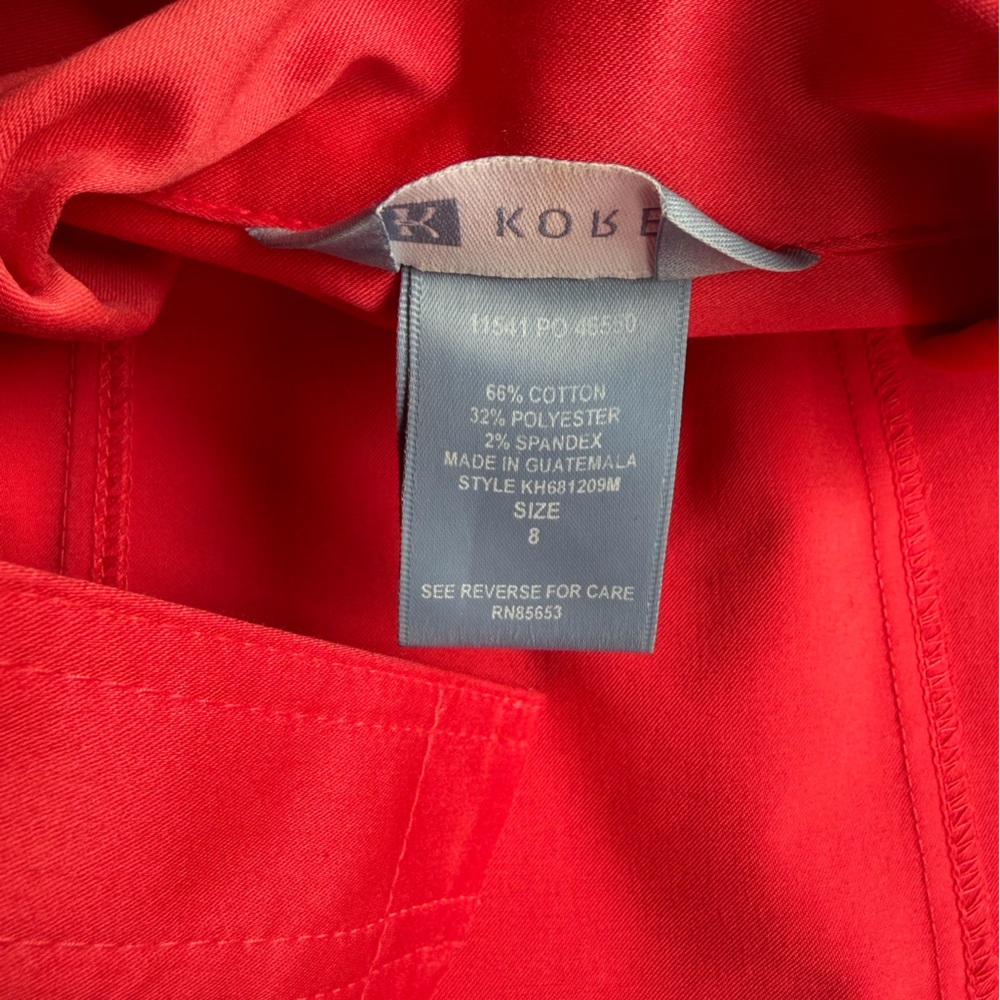 Koret Ladies Hot Pink 3/4 Sleeve Jacket. Size: 8 Medium - Picture 8 of 8